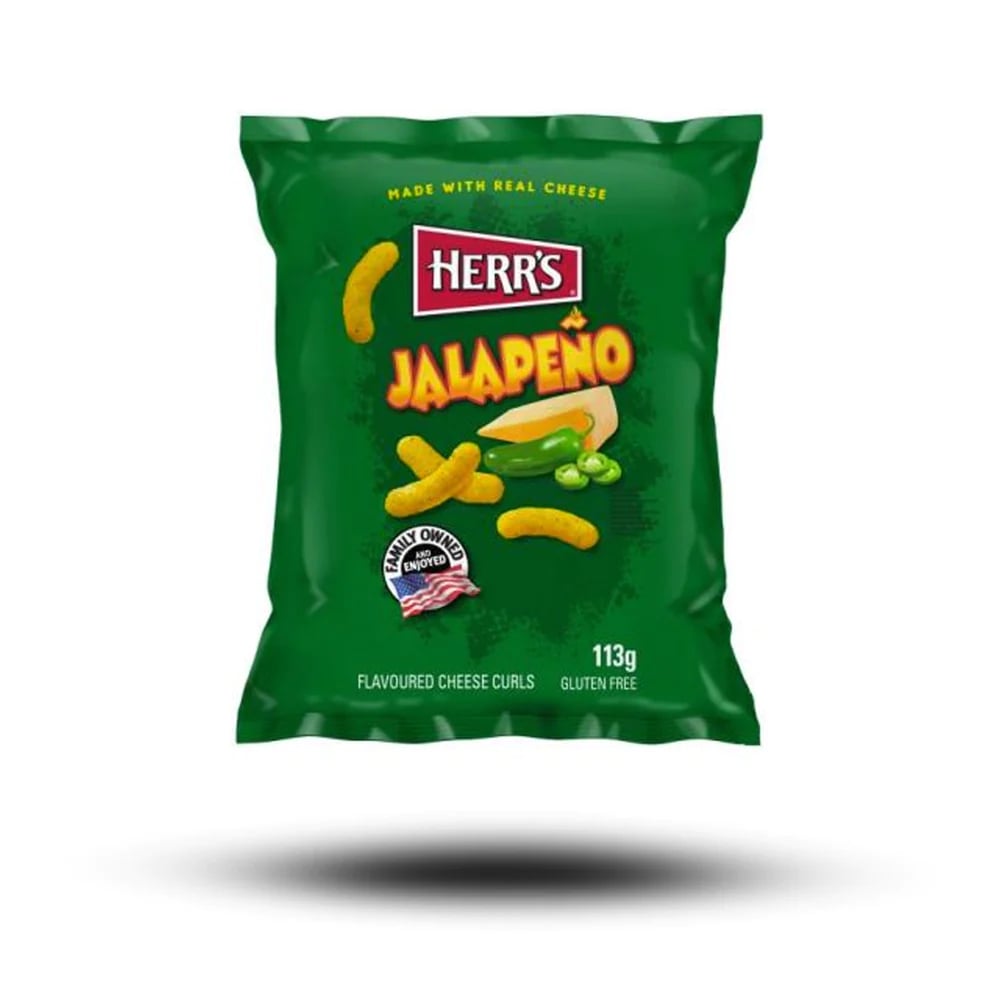 Herr's - Jalapeno Curls EU 113g ( BLACK FRIDAY)