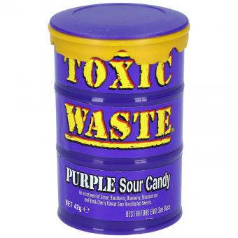 Toxic Waste - Purple Sour Candy Drum 42g ( BLACK FRIDAY)