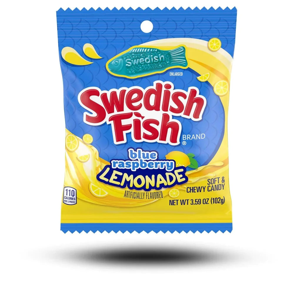 Swedish Fish - Blue Raspberry 102g ( BLACK FRIDAY)