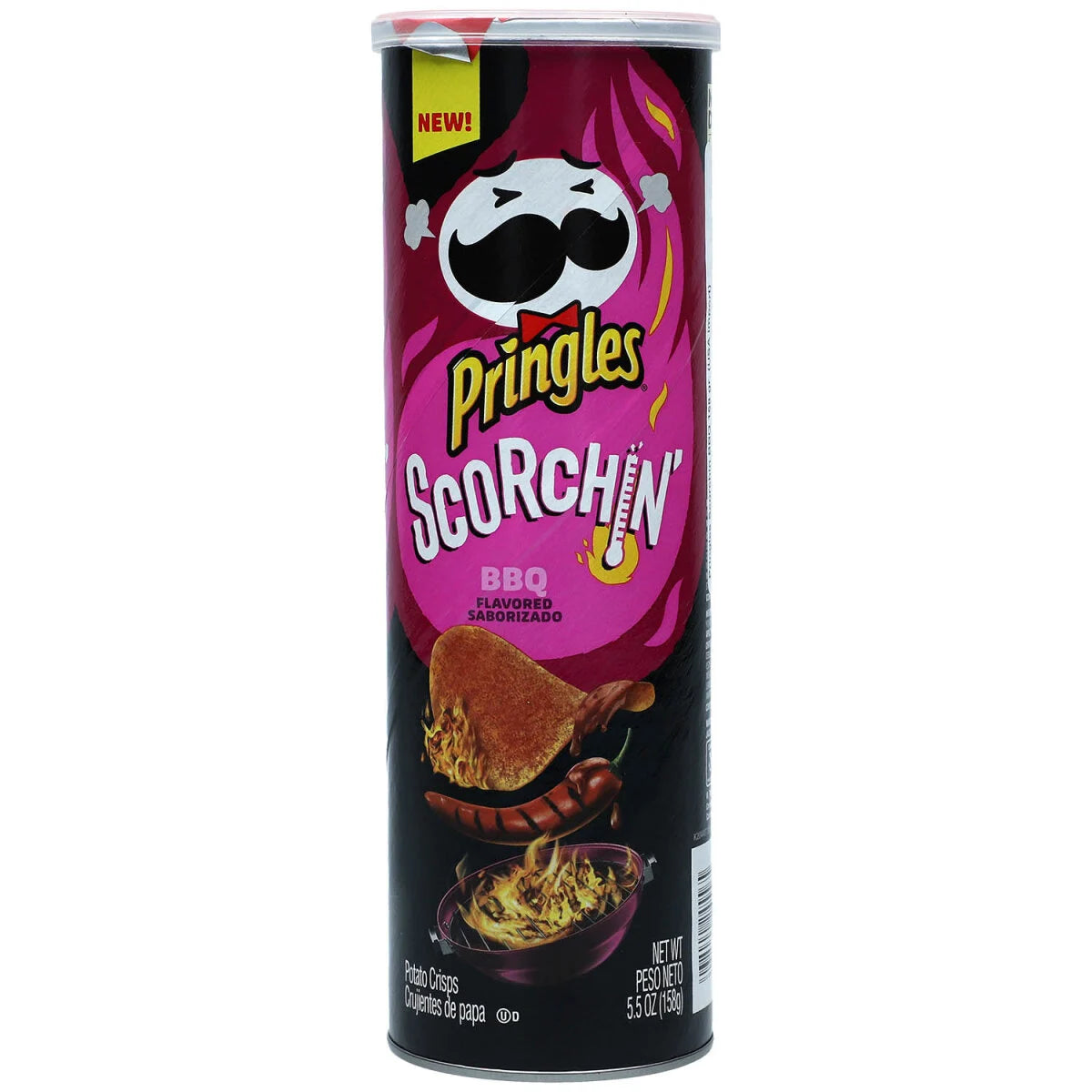 Pringles - Scorchin BBQ 156g ( BLACK FRIDAY)
