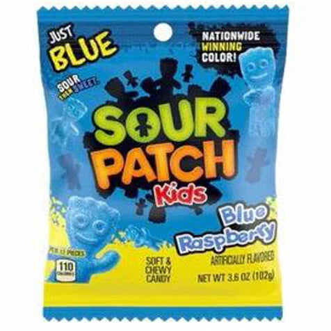 Sour Patch - Kids Blue Raspberry 102g ( BLACK FRIDAY)