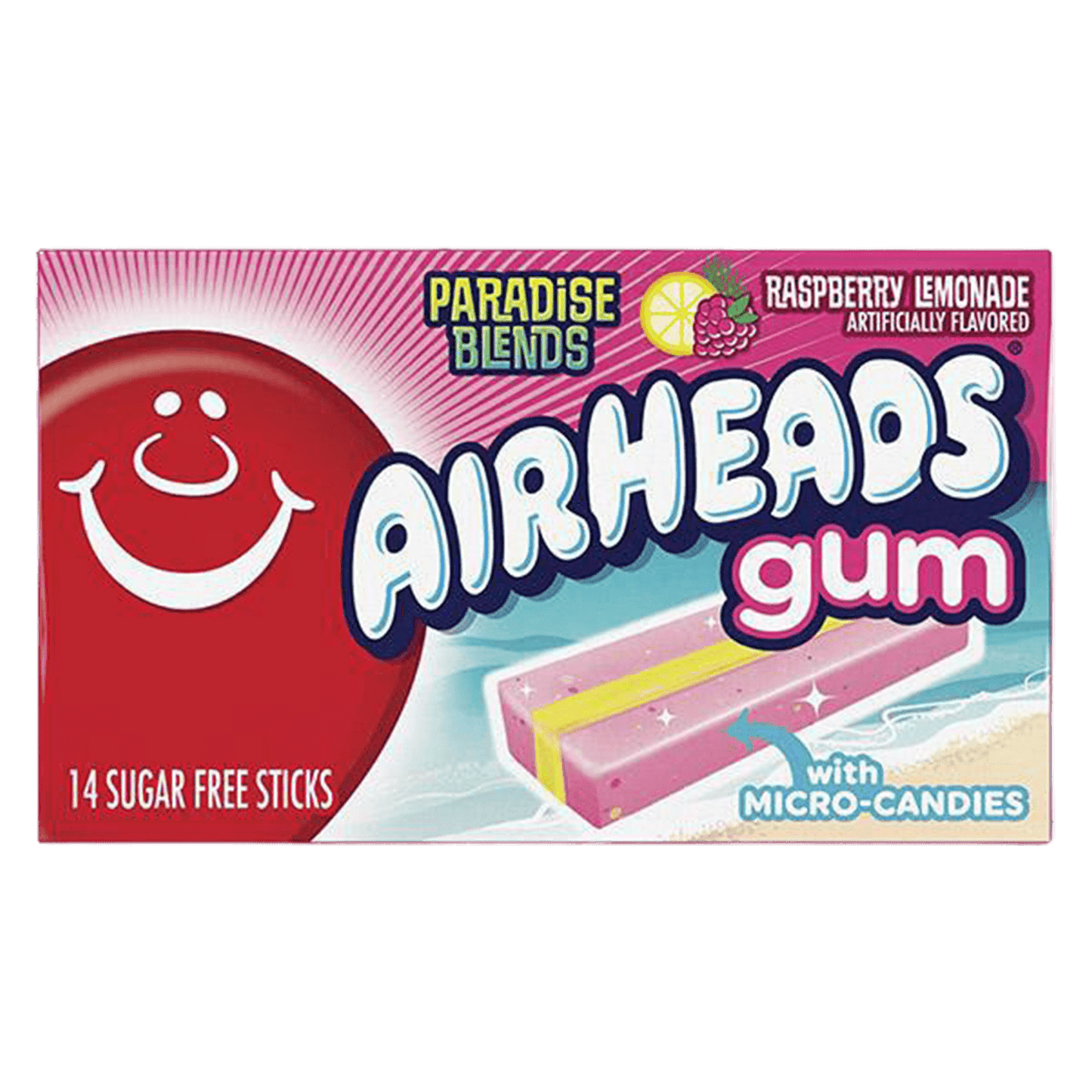 Airheads - Gum Raspberry Lemonade 33g ( BLACK FRIDAY)