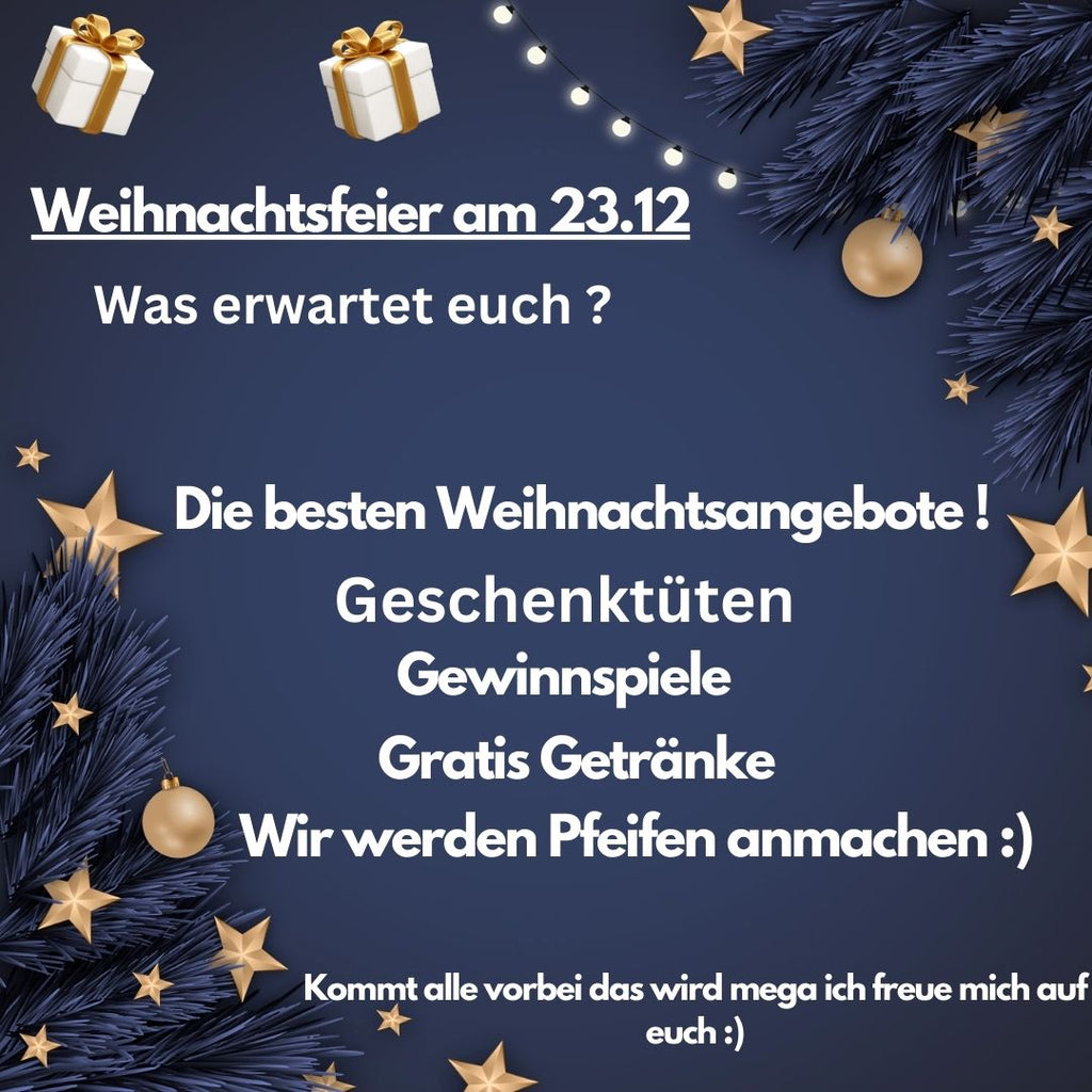 Weihnachtsfeier am 23.12 Sei dabei !  :)