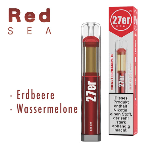 VENOOKAH VAPE 27er RED SEA         MEGA VAPE ANGEBOT