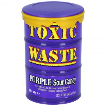 Toxic Waste - Purple Sour Candy Drum 42g  ( BLACK FRIDAY)