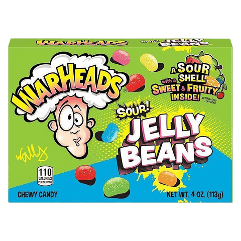 Warheads - Sour Jelly Beans 113g  ( BLACK FRIDAY)