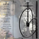 Camo Shisha Cm Big Alu Schwarz