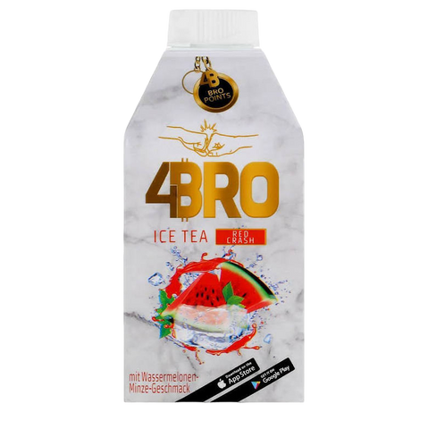 4 BRO ICE TEA RED CRASH 500 ML